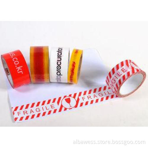 Colored Tough Custom Printed Packing Tape For Marking / Sea